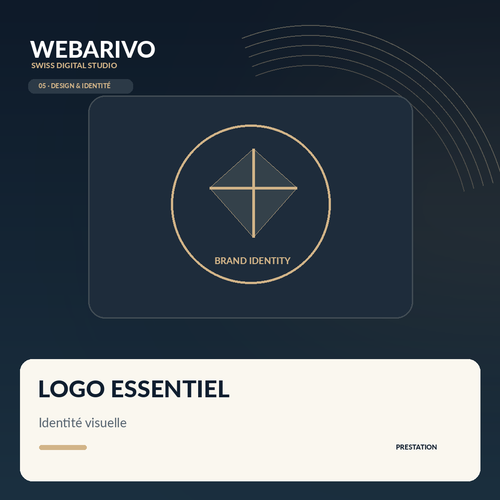 WEBARIVO Logo essentiel - création de logo et identité visuelle