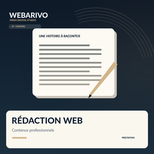 WEBARIVO Rédaction web - rédaction de contenus professionnels